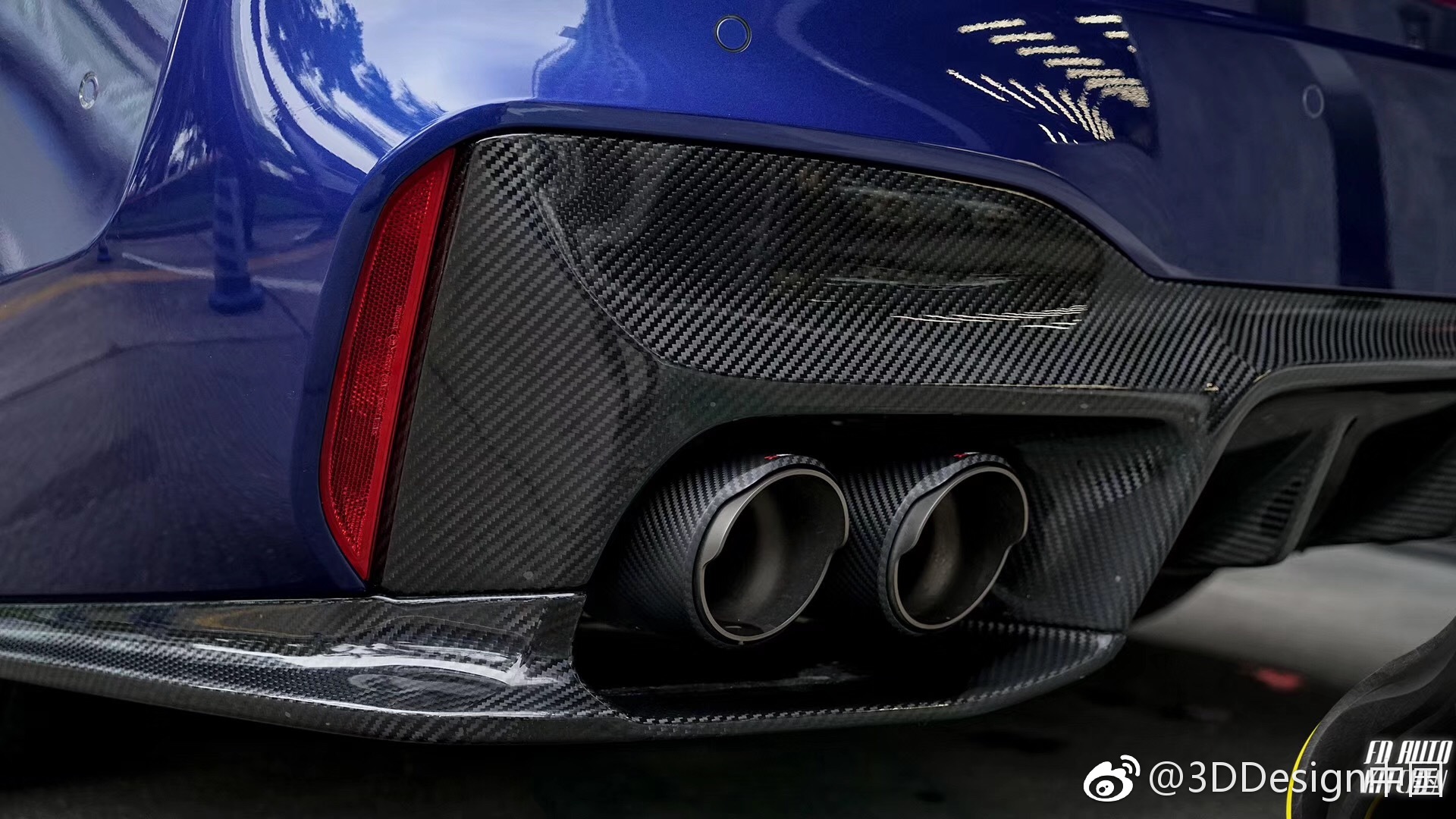 BMW F90 M5 3D Design Style Carbon Fiber Parts - styling view