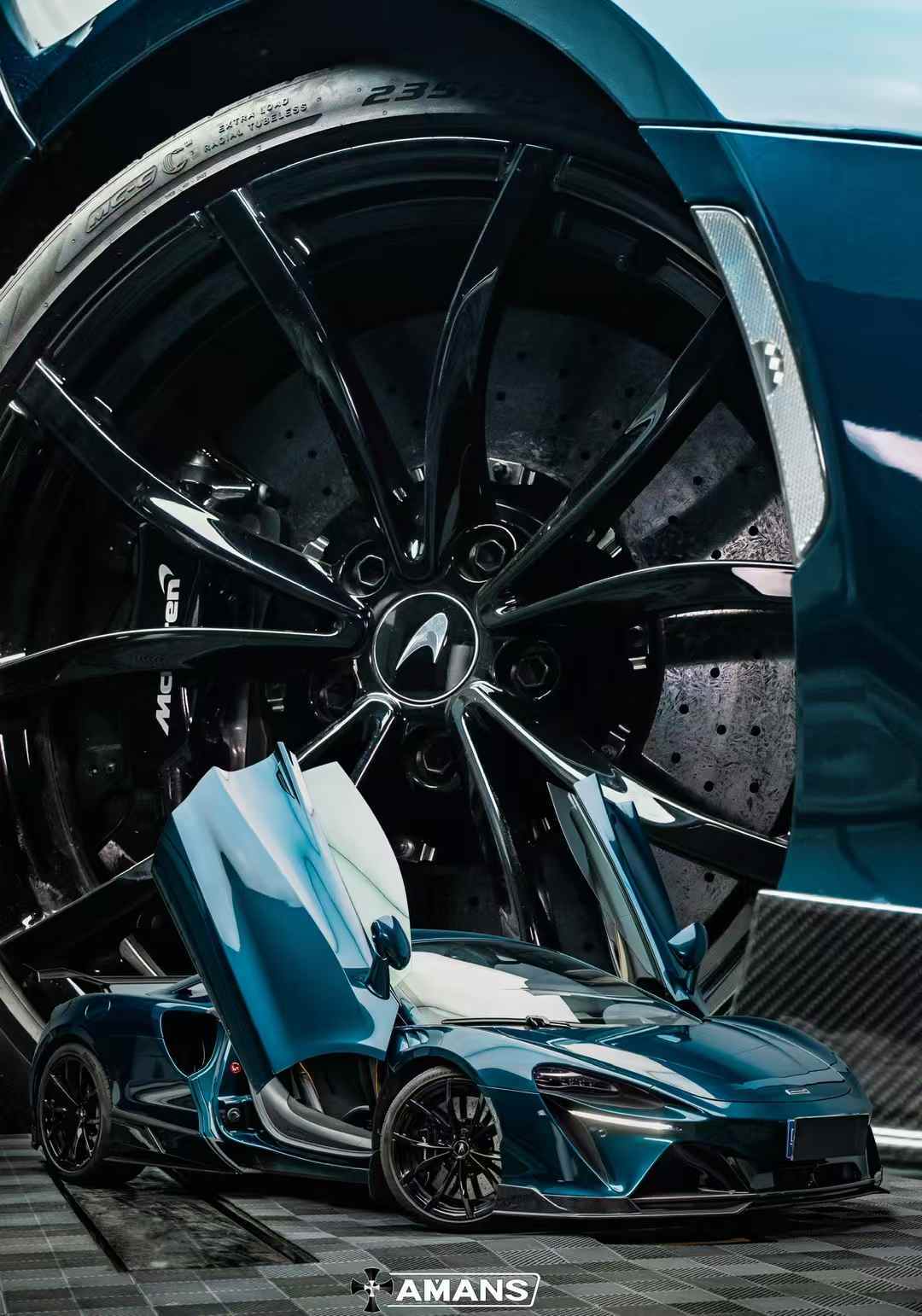 McLaren Artura AMANS Style Parts - styling view