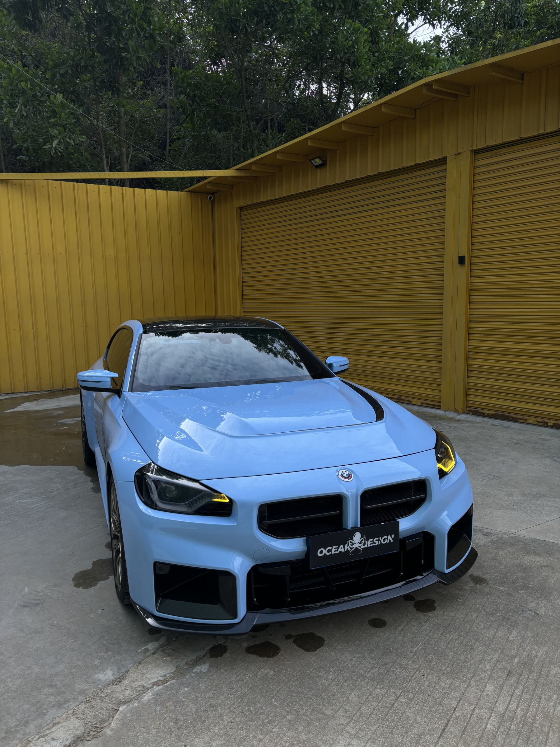 BMW G87 M2 AP Style Dry Carbon Parts - styling view