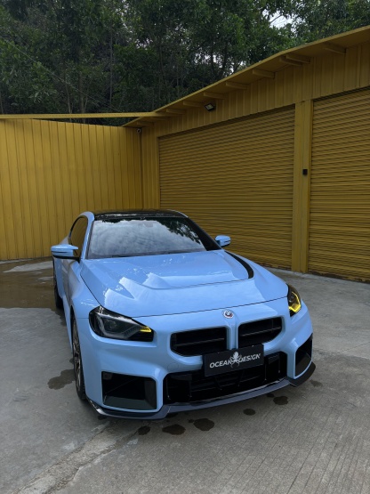 BMW G87 M2 AP Style Dry Carbon Parts - styling view