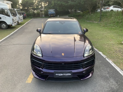 Porsche Cayenne OD Style Carbon Fiber Parts - styling view
