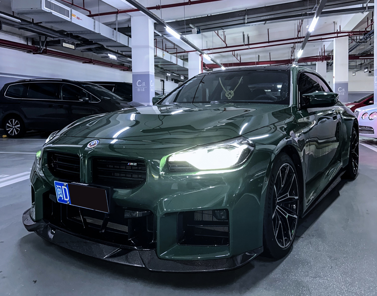 BMW G87 M2 Ocean Design R44 Style Dry Carbon Parts - styling view
