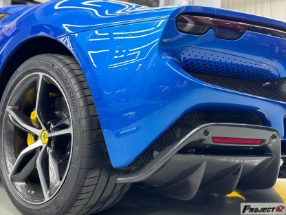 Ferrari 296 OEM Style Dry Carbon Parts - styling view