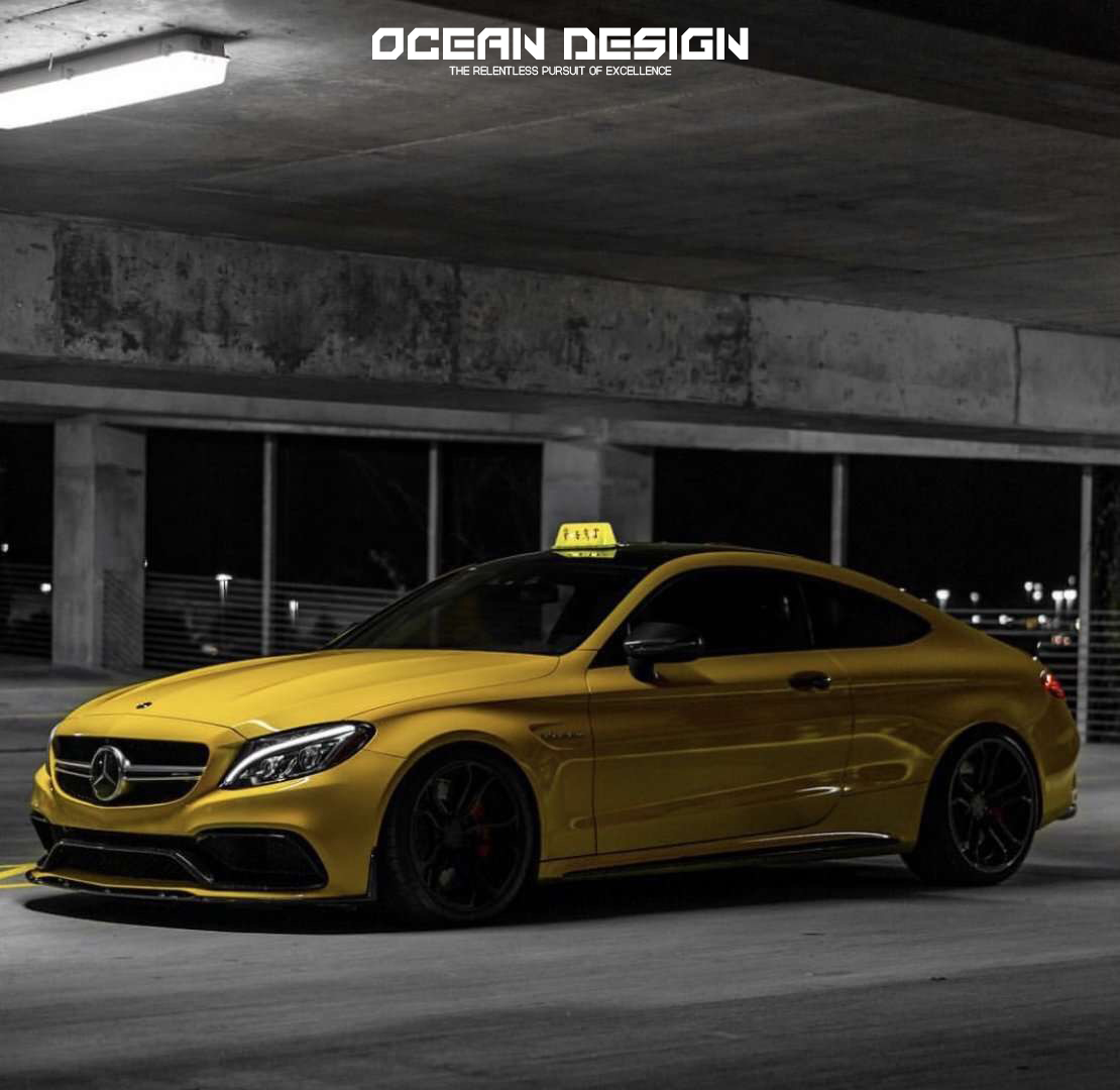 Mercedes-Benz C63 Coupe ModCarbon Style Parts - styling view
