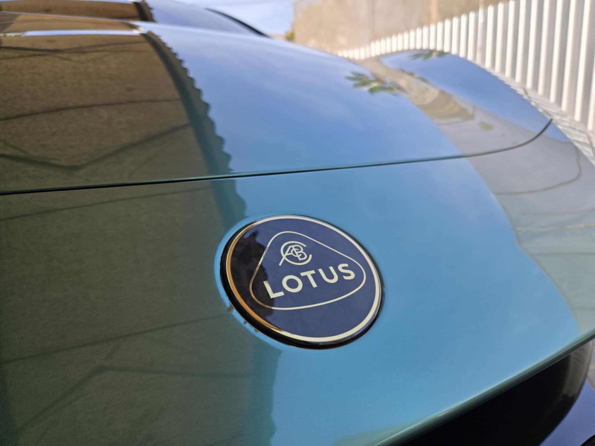 Lotus Emira/Eletre/Emeya Marble-Pattern Dry Carbon Badges - styling view