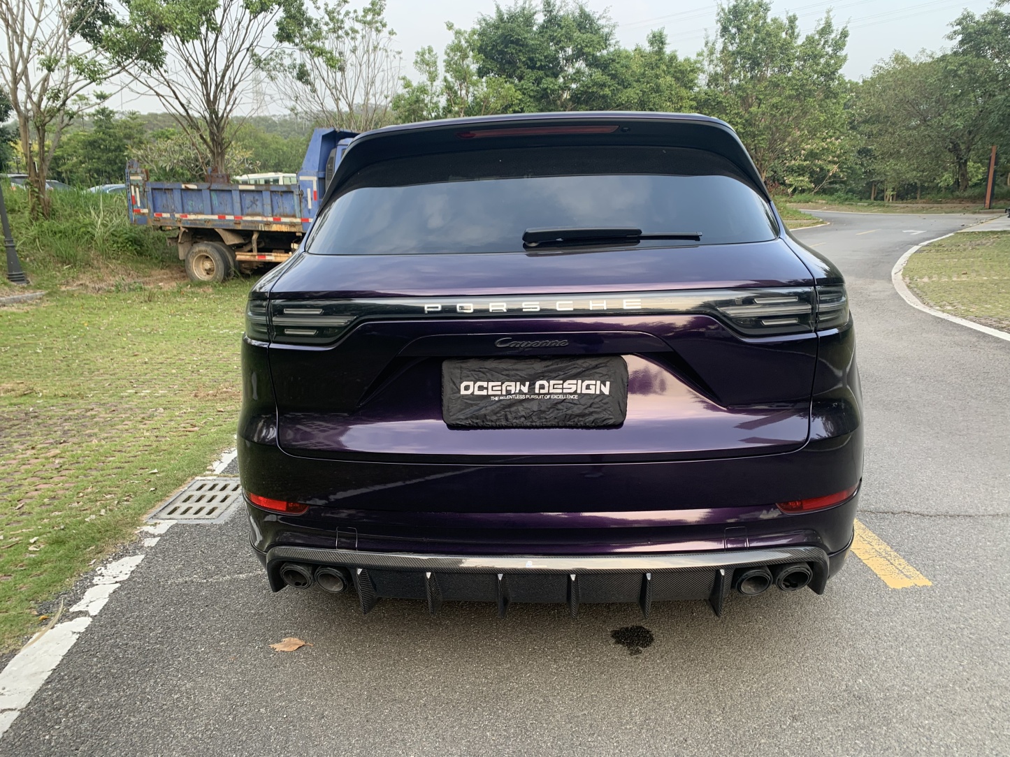 Porsche Cayenne OD Style Carbon Fiber Parts - styling view