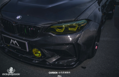 BMW F87 M2C OEM Style Carbon Fiber Body Parts - styling view