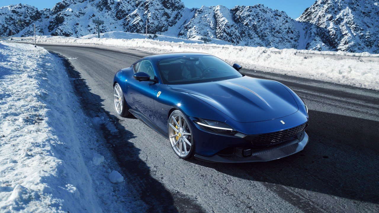 Ferrari Roma N Style Dry Carbon Parts - styling view