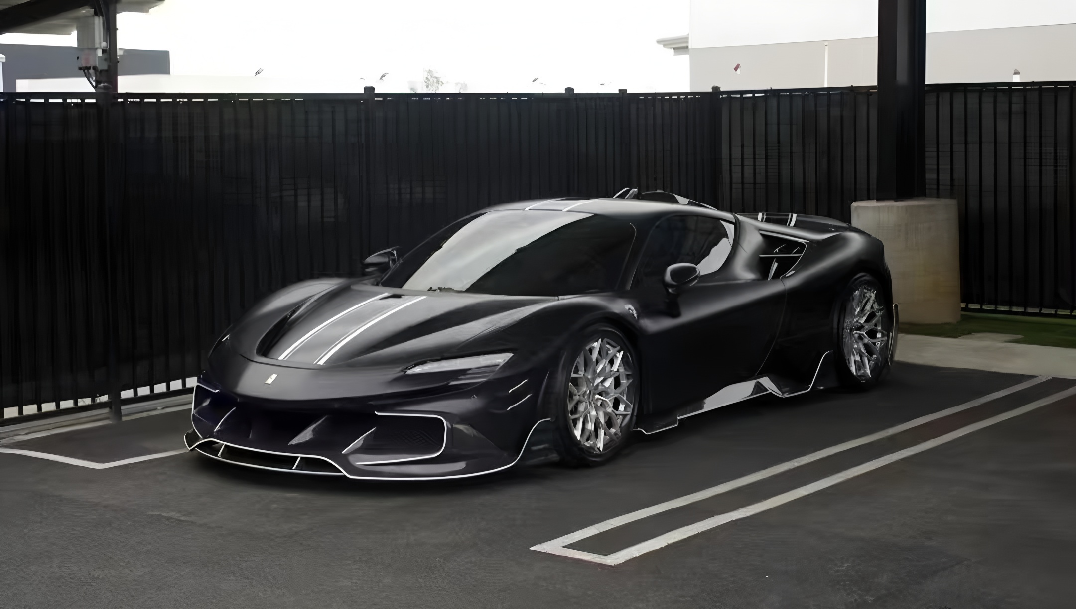 Ferrari SF90 M Style Dry Carbon Parts - styling view