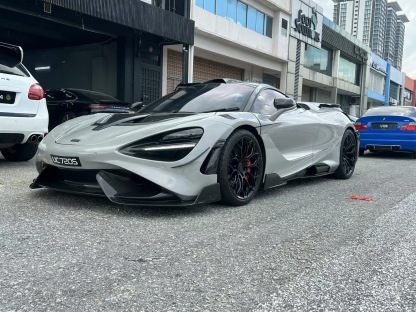 McLaren 720S to 765LT Style Dry Carbon Conversion Kit - styling view