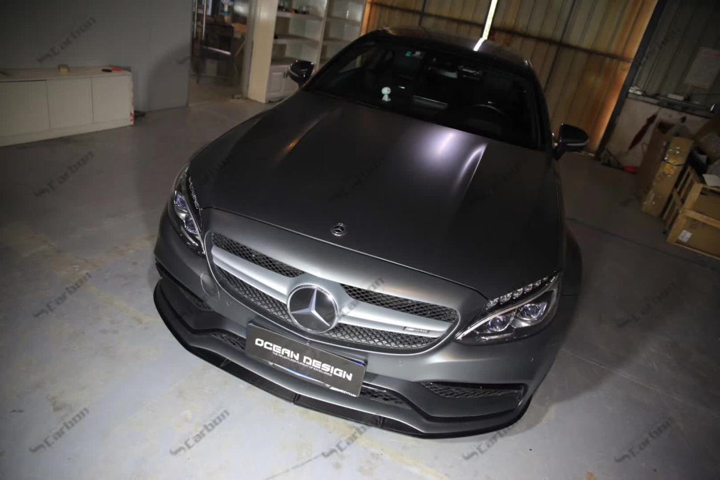Mercedes-Benz C63 Coupe Edition One Style Carbon Fiber Parts - styling view