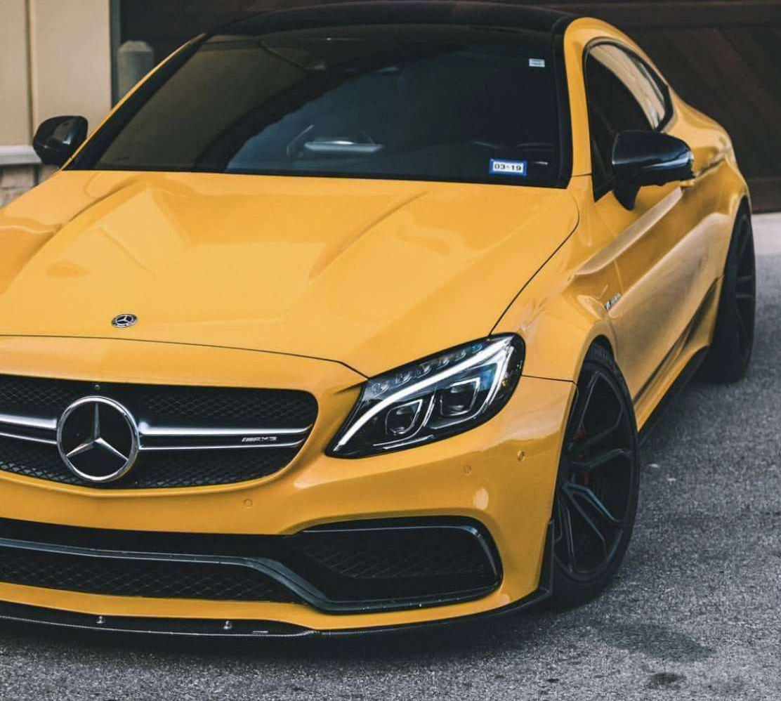 Mercedes-Benz C63 Coupe Edition One Style Carbon Fiber Parts - styling view