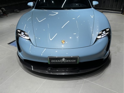 Porsche Taycan Ocean Design OD Style Dry Carbon Parts - styling view