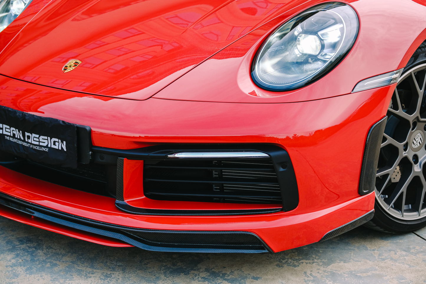 Porsche 911 992.1 Techart Style Carbon Parts - styling view