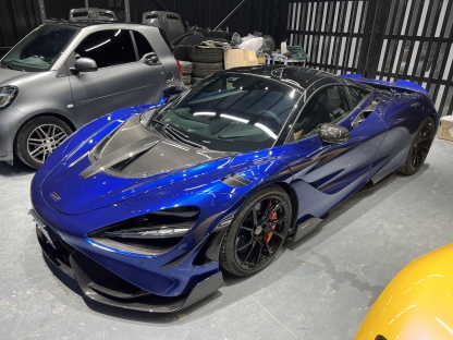 McLaren 720S to 765LT Style Dry Carbon Conversion Kit - styling view