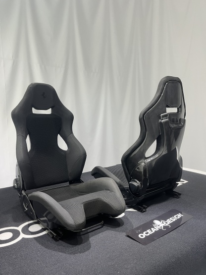 Ferrari F430/458/488/F8 Style Dry Carbon Bucket Seat - styling view