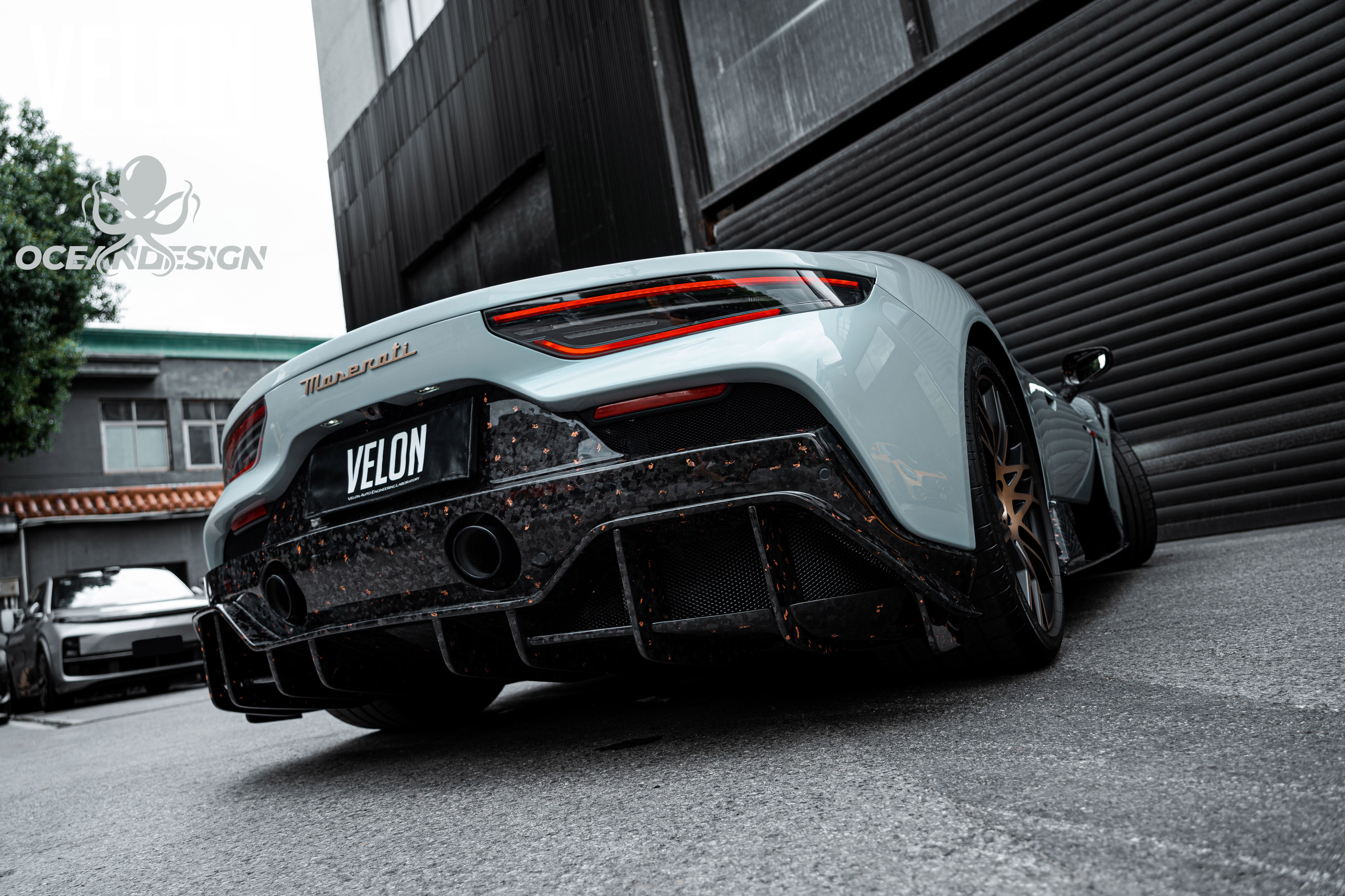 Maserati MC20 SD Style Dry Carbon Parts - styling view