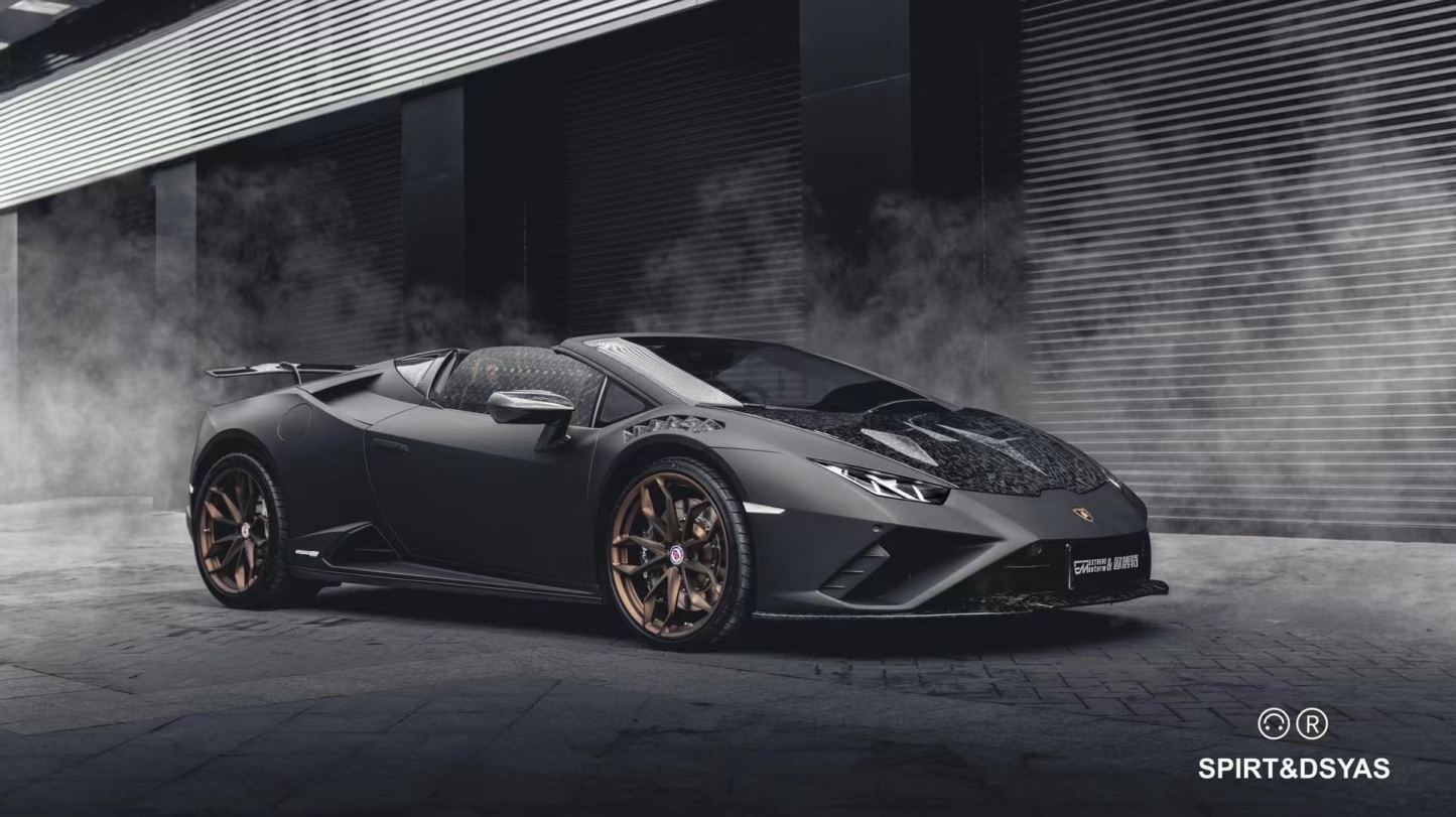 Lamborghini Huracan EVO RWD N Style Dry Carbon Parts - styling view