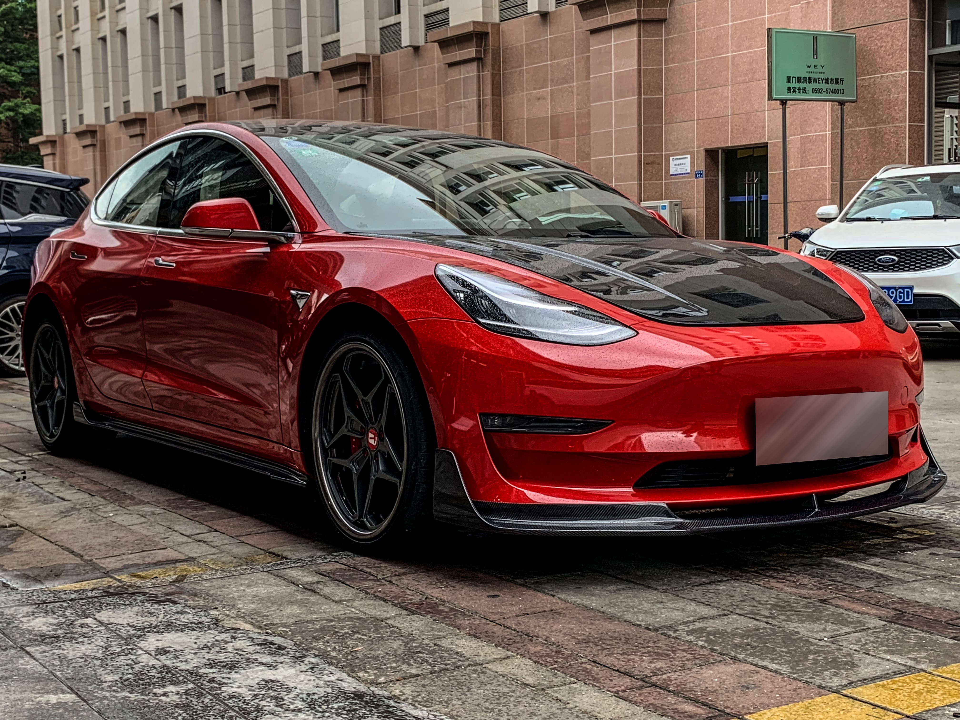 Tesla Model 3 V Style Parts - styling view