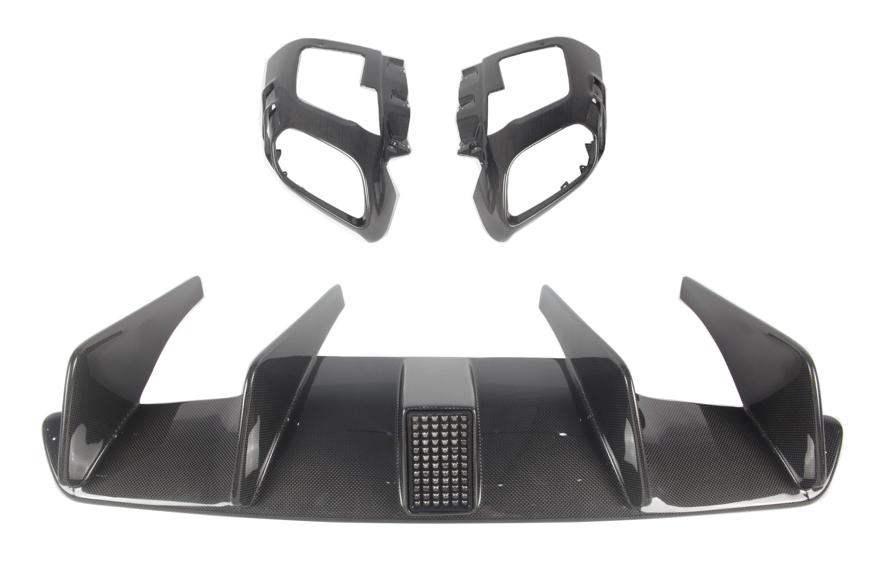 Ferrari 812 MSY Style Dry Carbon Parts - styling reference for Rear Lip