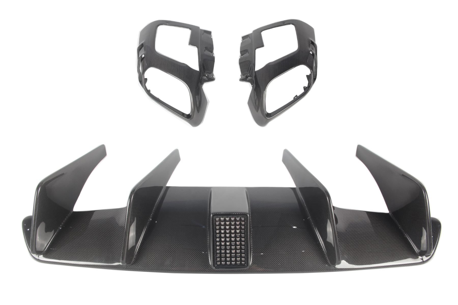 Ferrari 812 MSY Style Dry Carbon Parts - styling reference for Rear Lip