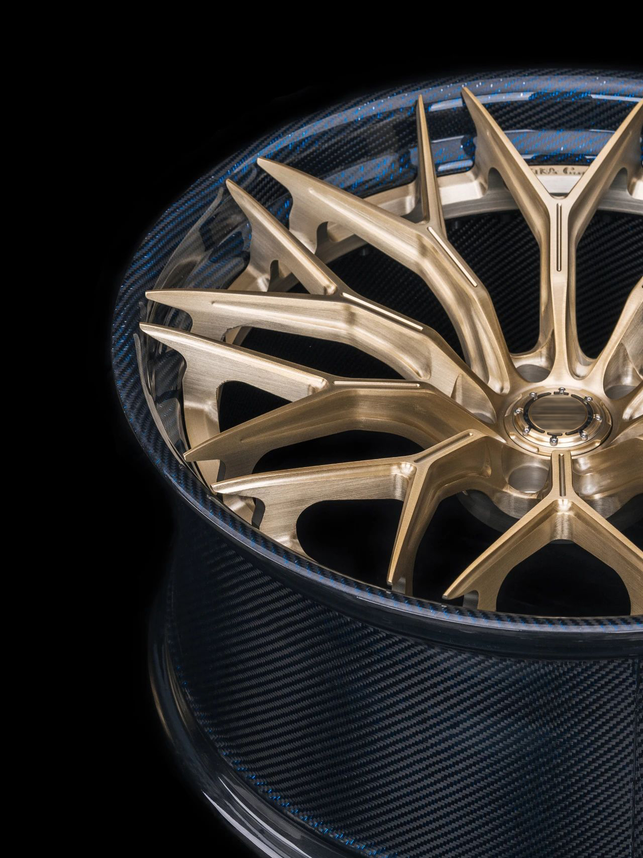 Octopus & Ocean Design Custom Carbon Fiber Wheels - styling view