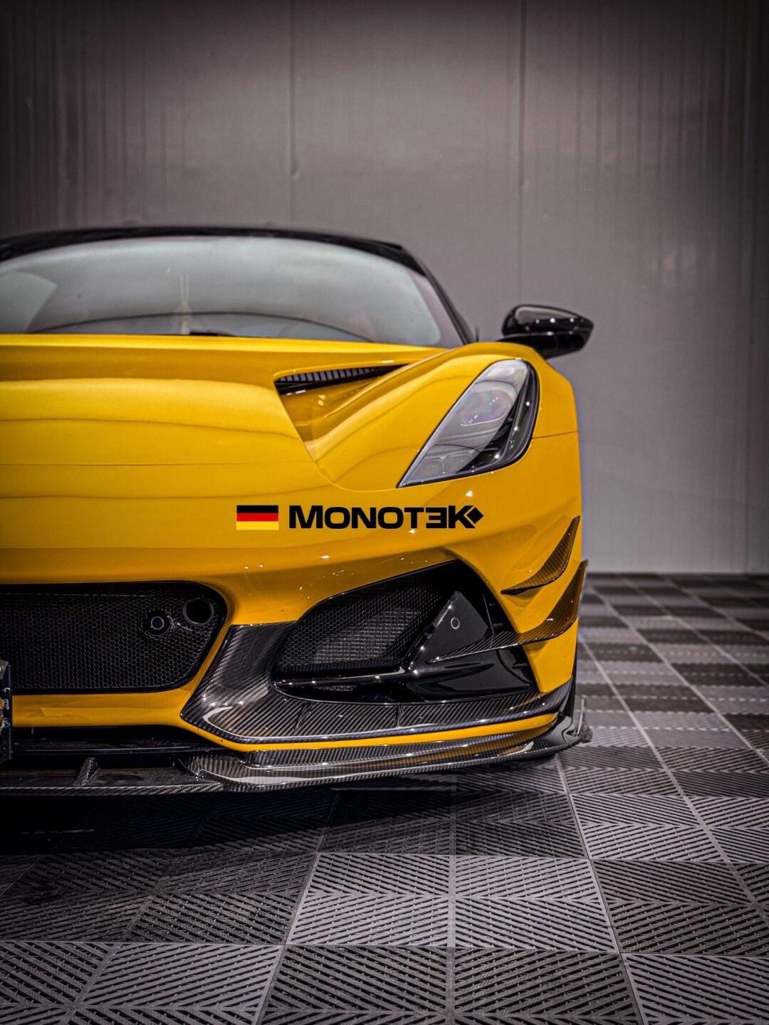 Lotus Emira Monotek Style Dry Carbon Parts - styling view