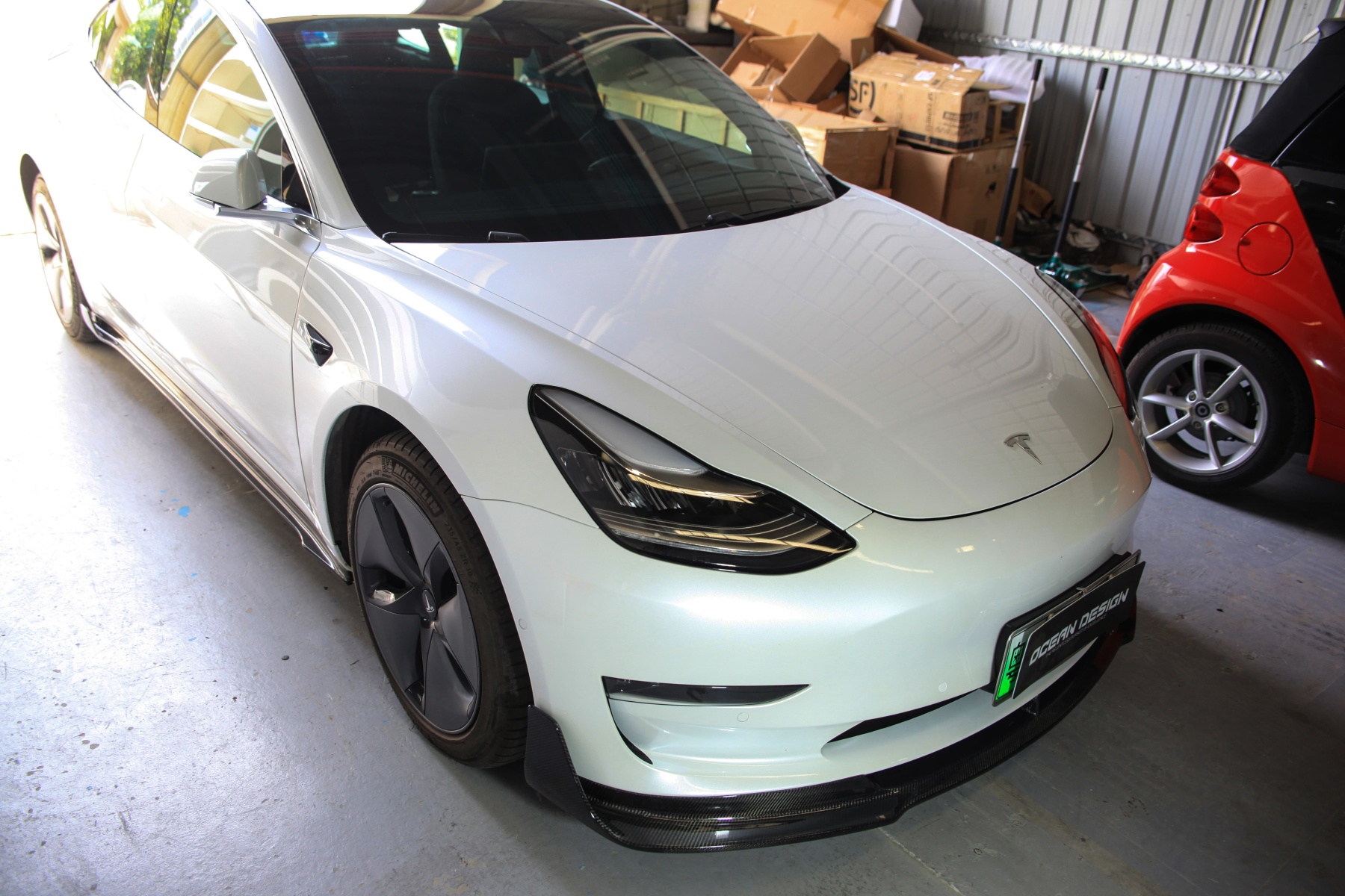 Tesla Model 3 V Style Parts - styling view