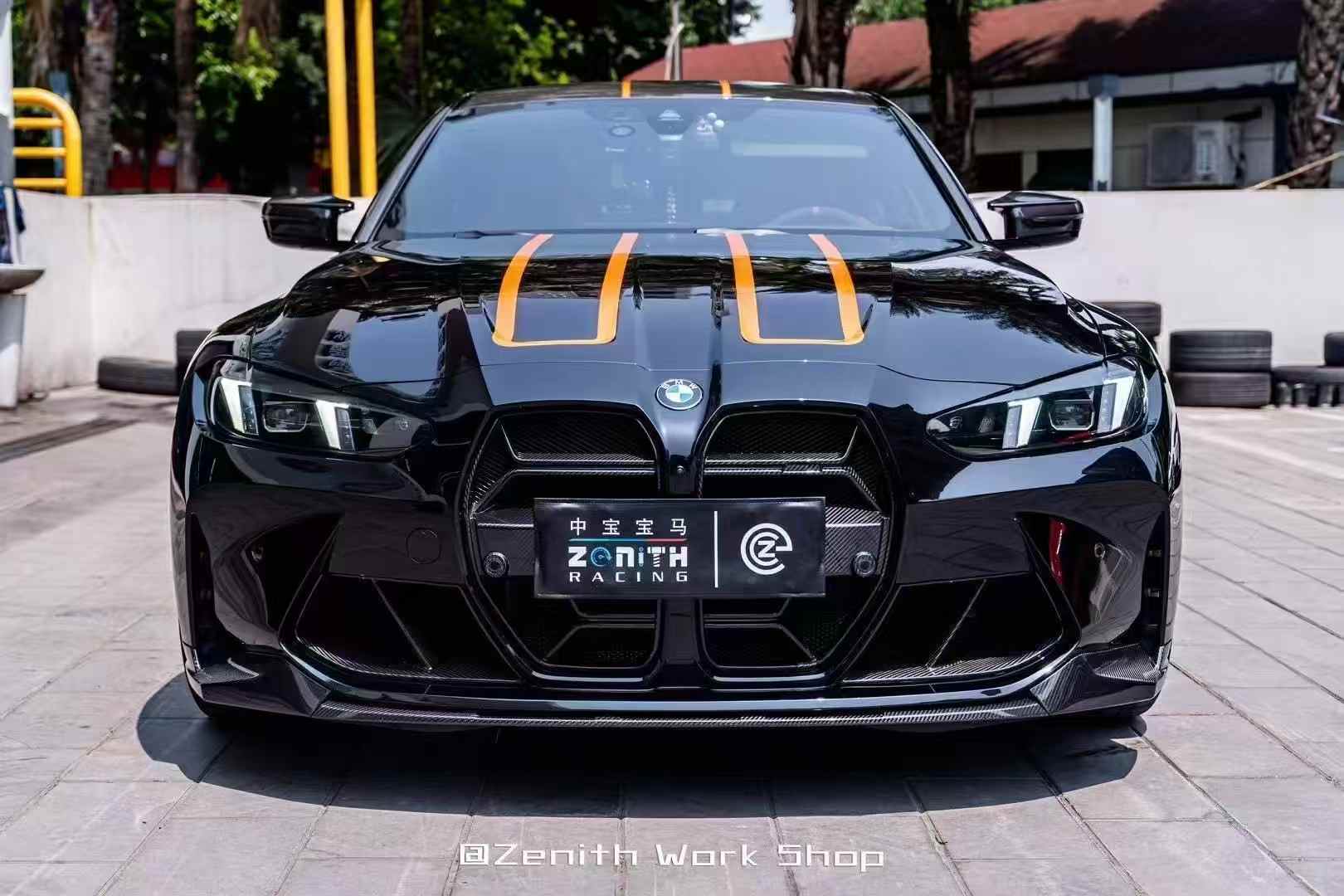 BMW G80 M3 / G82 M4 MP Style Dry Carbon Parts - styling view
