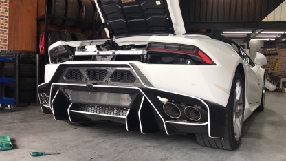 Lamborghini LP580/LP600/LP610 V Style Dry Carbon Parts - styling view