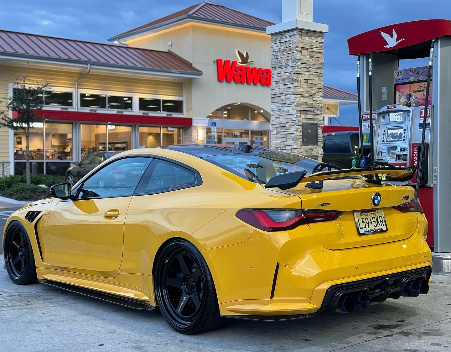 BMW G87 M2/G80 M3/G82 M4 AK Style Dry Carbon GT Wing - styling view