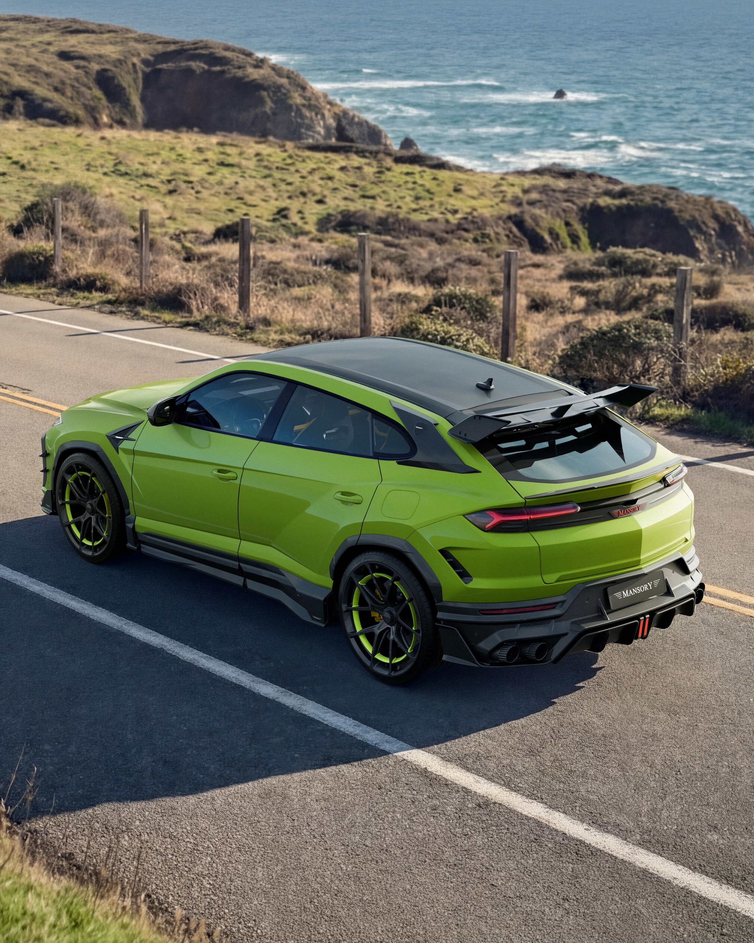 Lamborghini Urus SE M Style Dry Carbon Parts - styling view