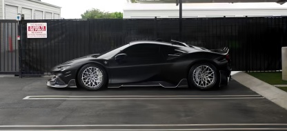 Ferrari SF90 M Style Dry Carbon Parts - styling view
