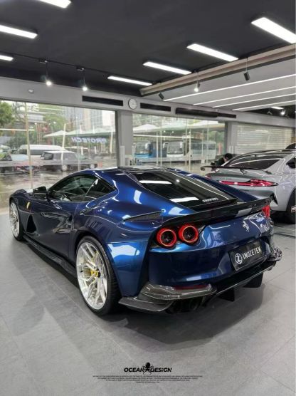 Ferrari 812 N Style Dry Carbon Parts - styling view
