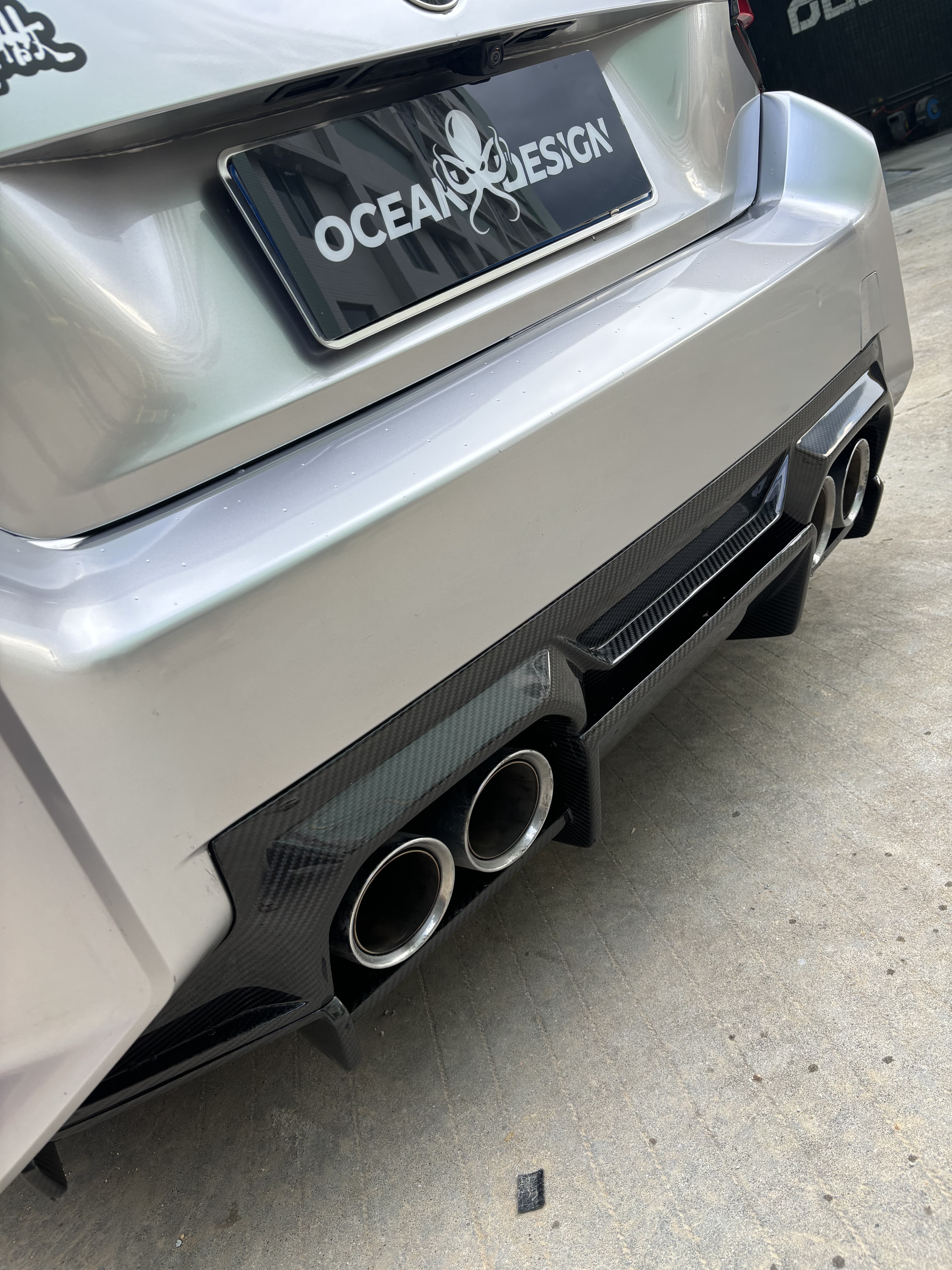 BMW G87 M2 AP Style Dry Carbon Parts - styling view