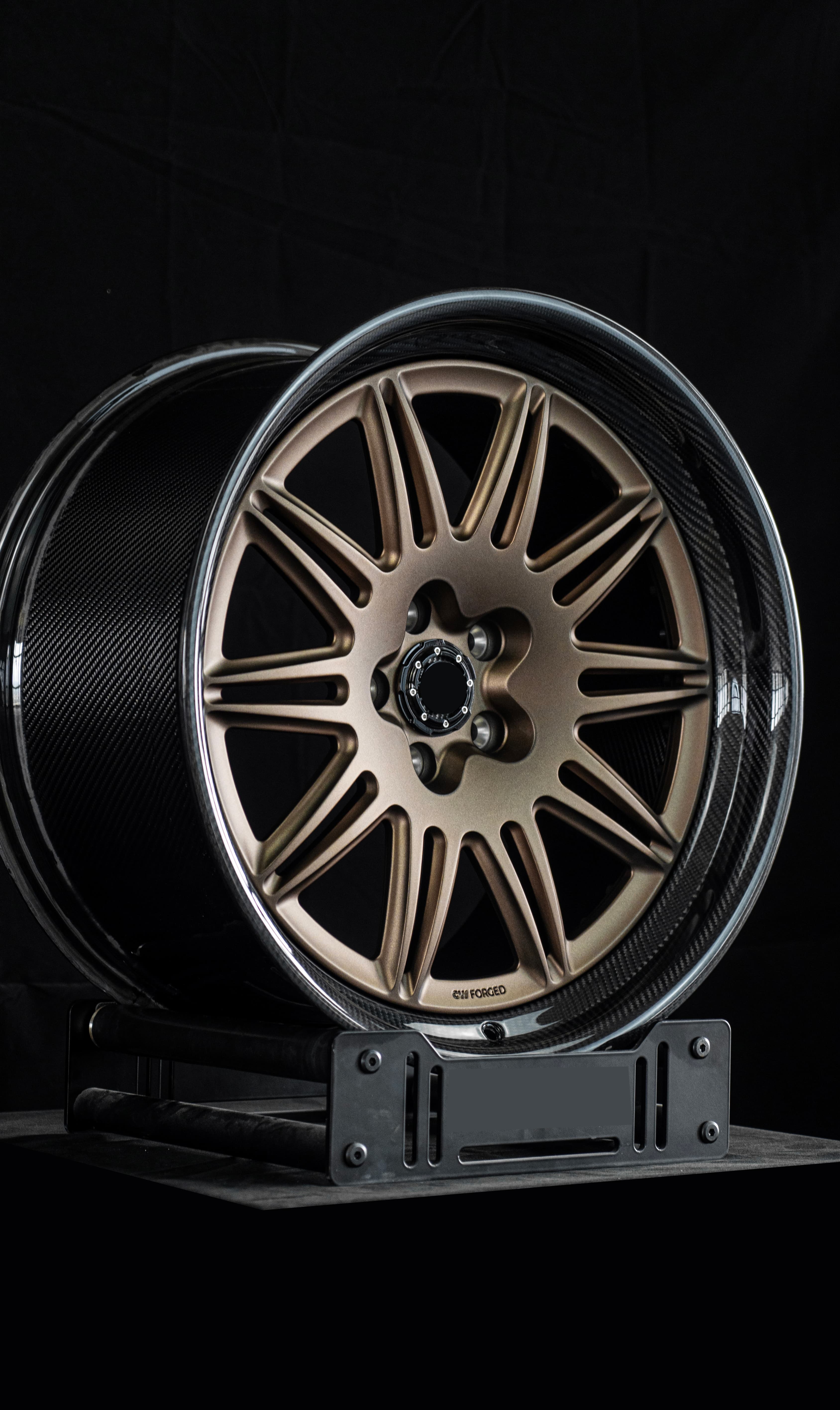 Octopus & Ocean Design Custom Carbon Fiber Wheels - styling view