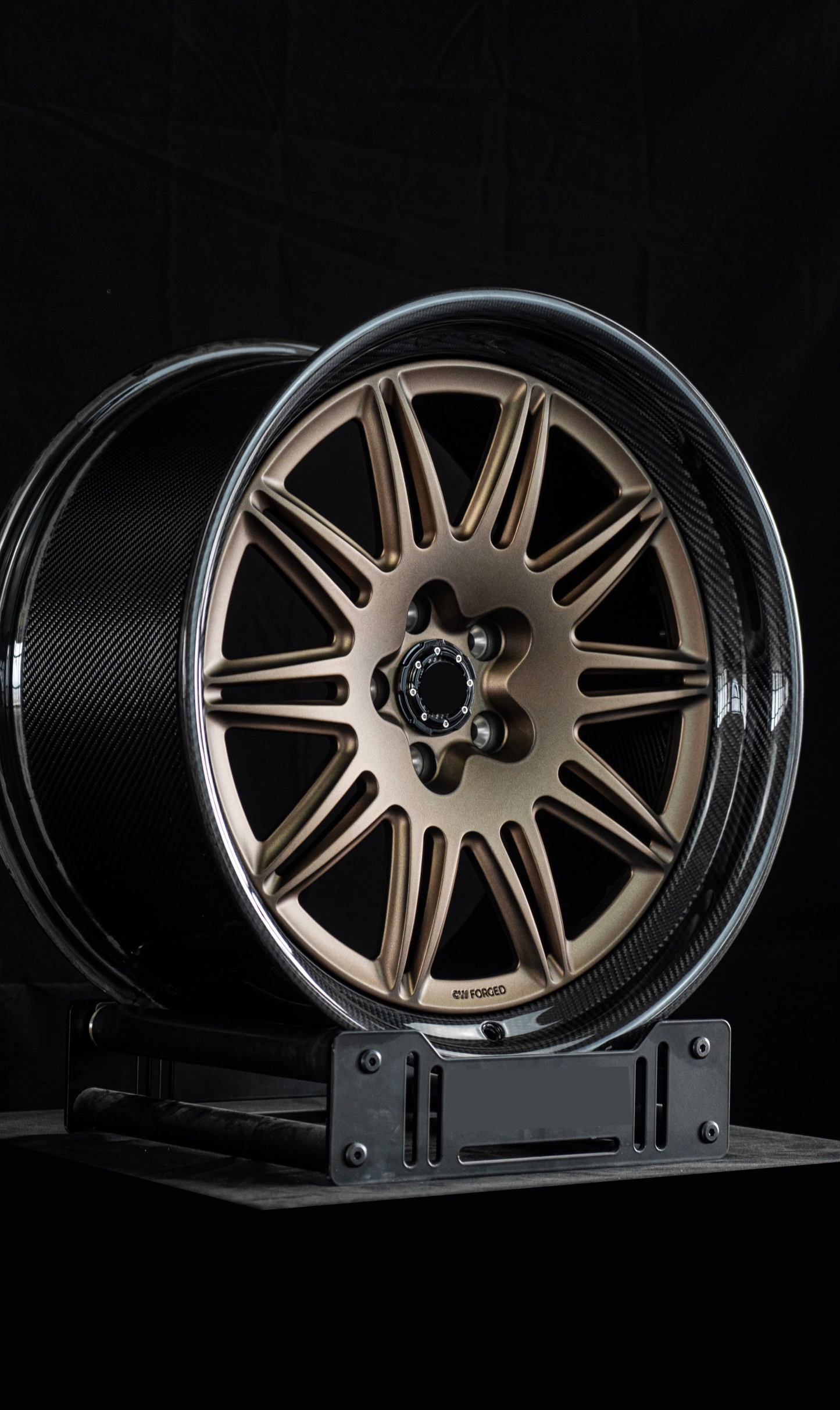 Octopus & Ocean Design Custom Carbon Fiber Wheels - styling view