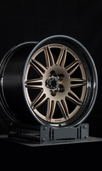 Octopus & Ocean Design Custom Carbon Fiber Wheels - styling view