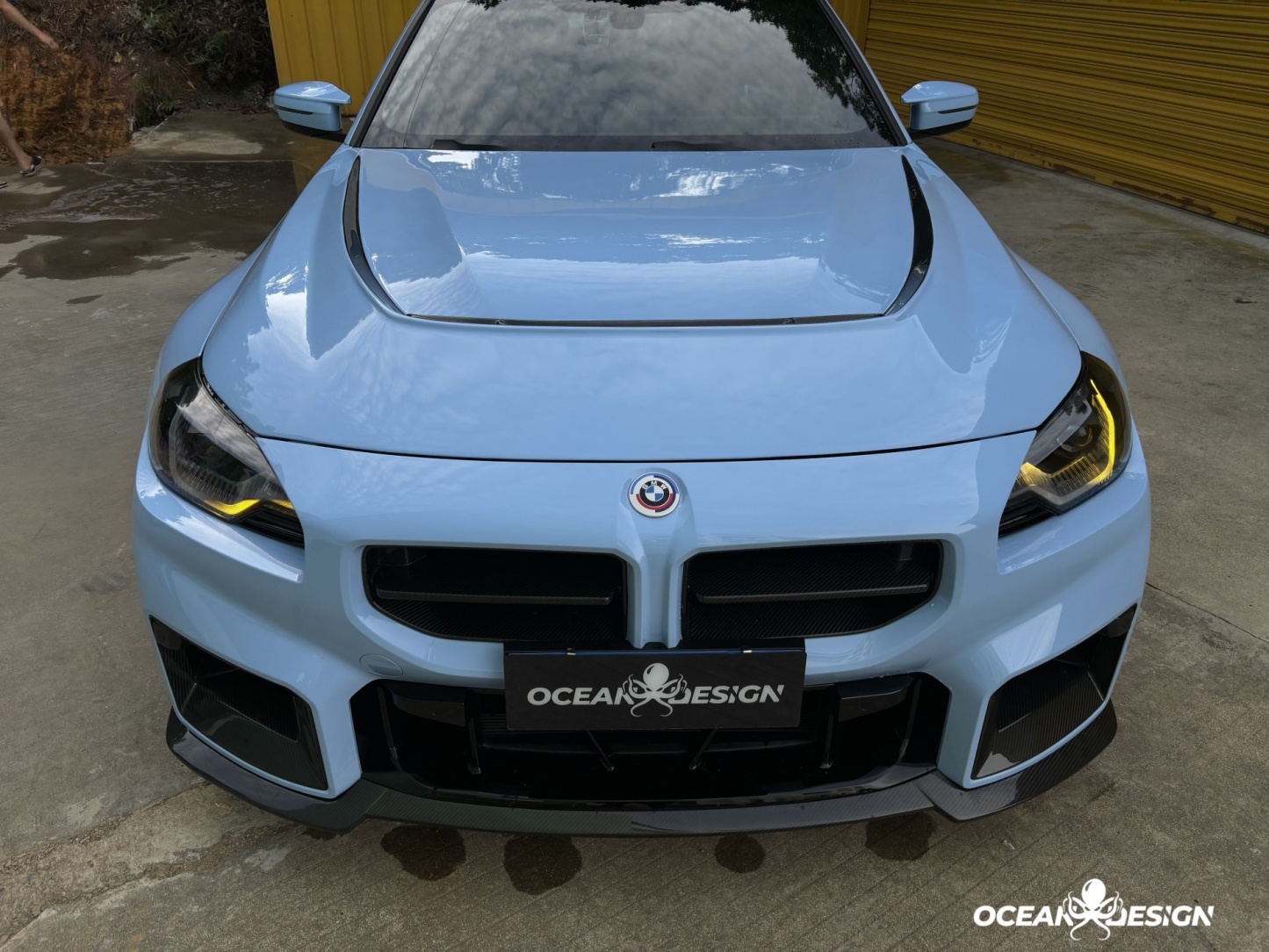 2023-2025 BMW G87 M2 AP Style Dry Carbon Fiber Upper Front Lip Spoiler