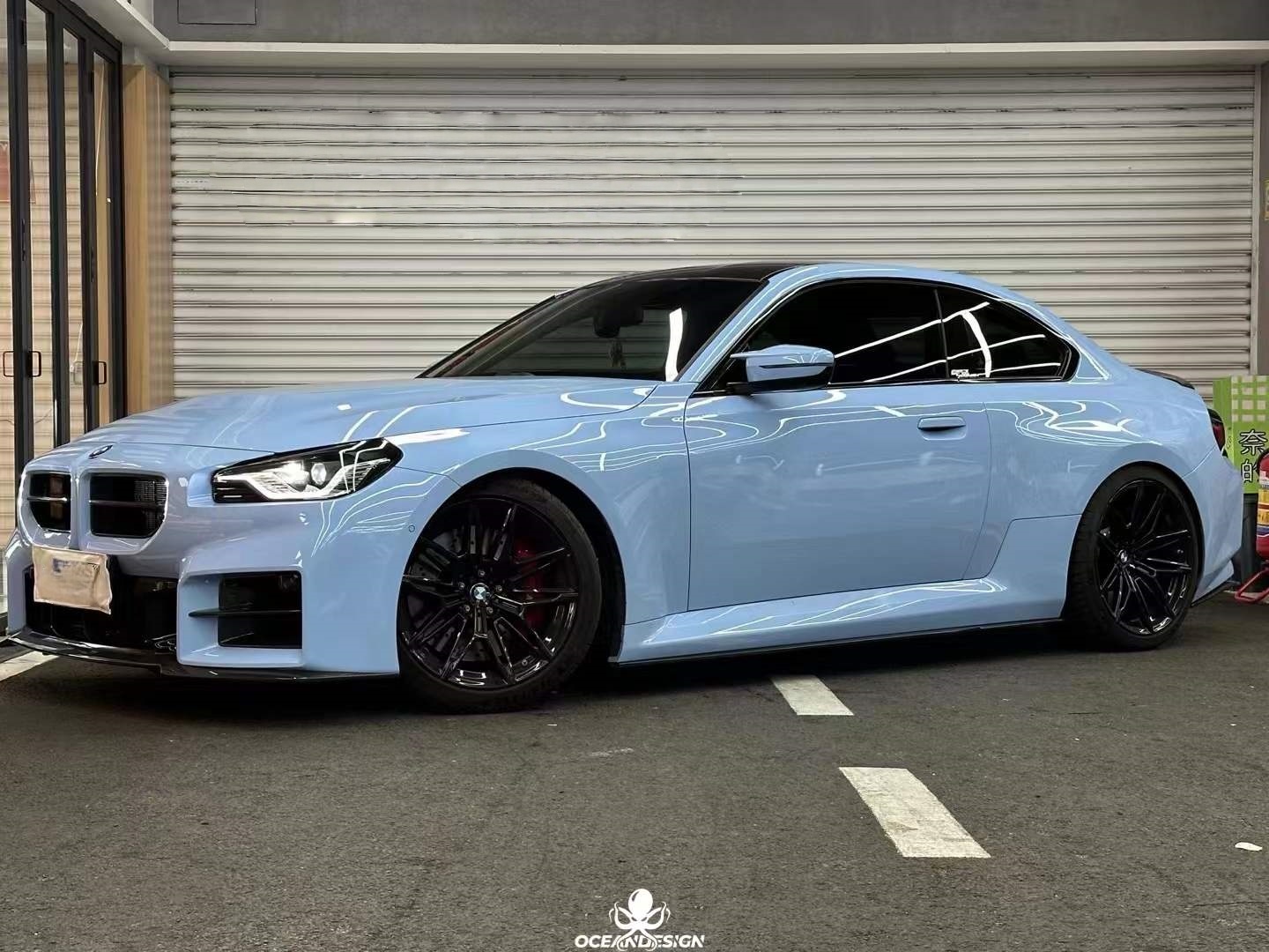 2023-2025 BMW G87 M2 AP Style Dry Carbon Fiber Upper Front Lip Spoiler