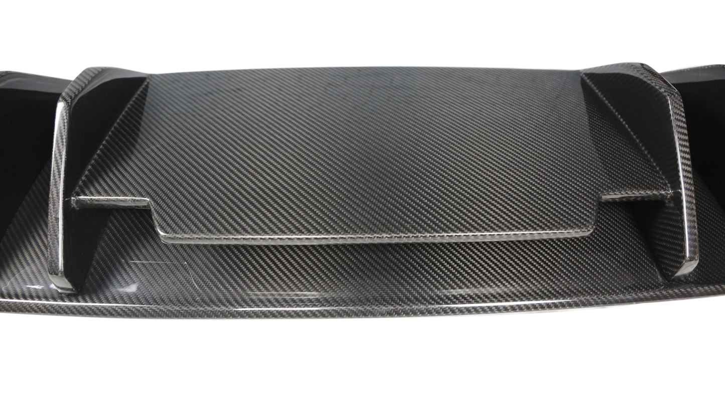 2021–2023 Audi R8 Coupe V Style Rear Diffuser Dry Carbon Fiber