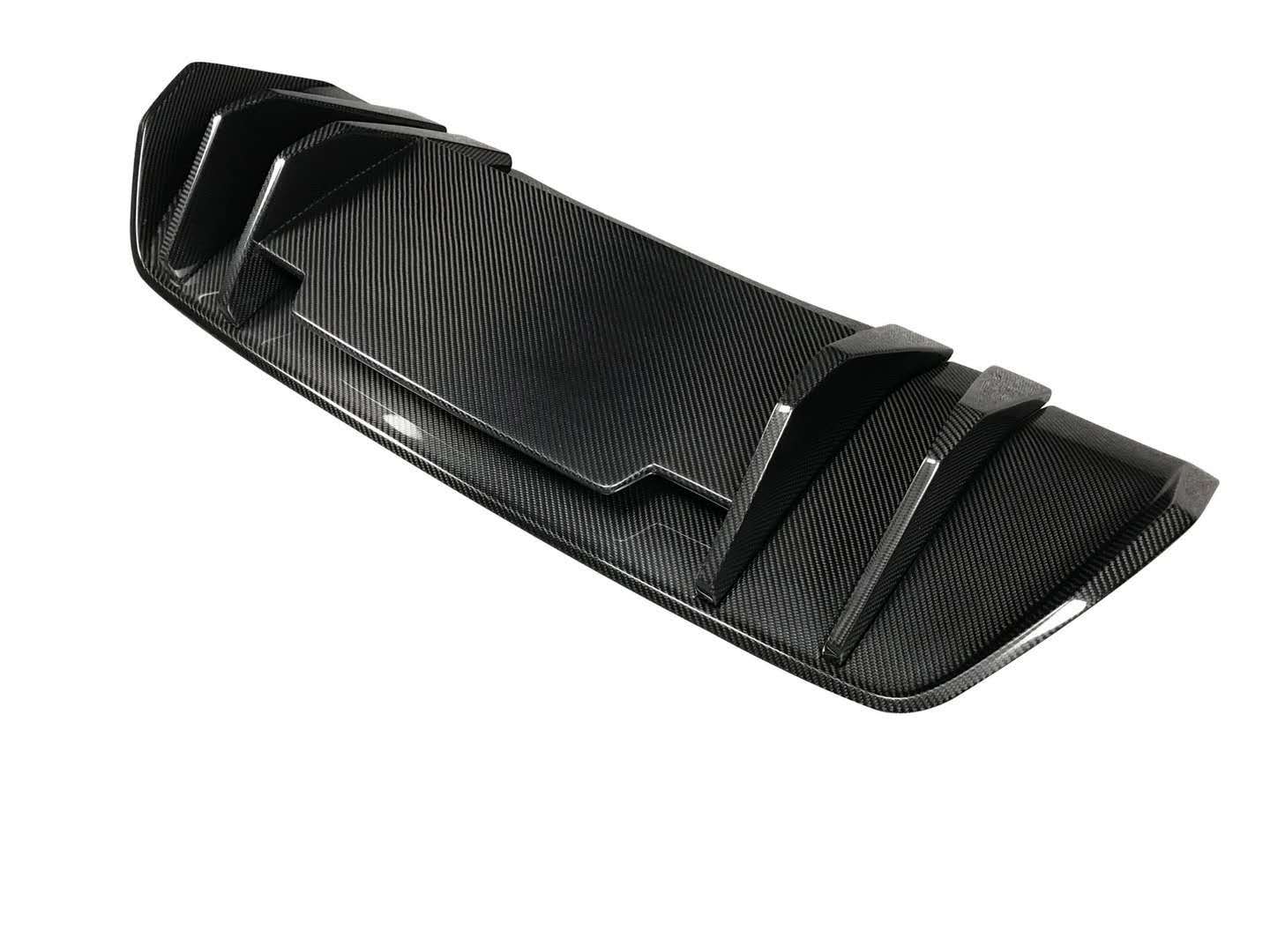 2021–2023 Audi R8 Coupe V Style Rear Diffuser Dry Carbon Fiber