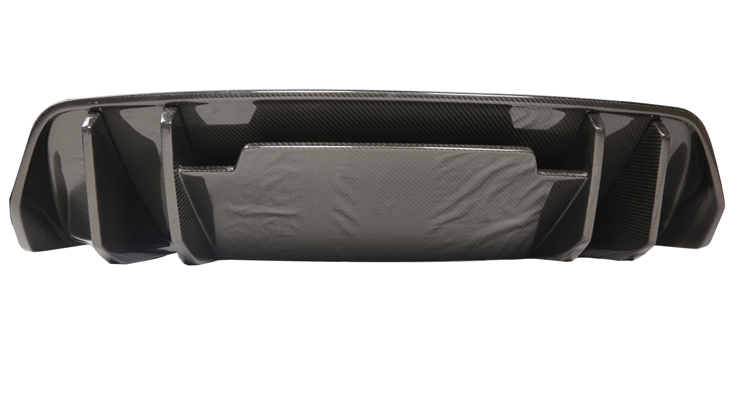 2021–2023 Audi R8 Coupe V Style Rear Diffuser Dry Carbon Fiber