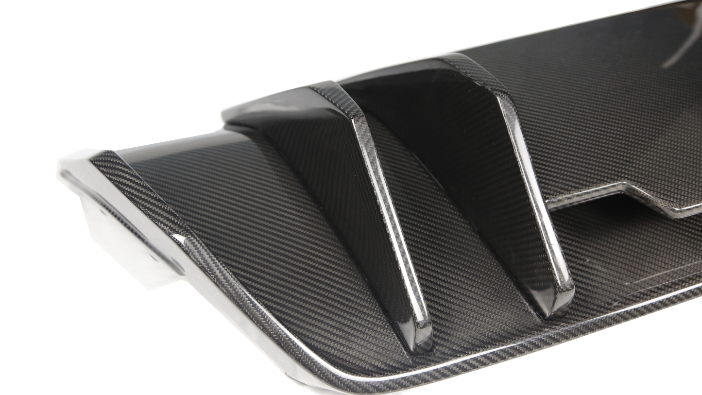 2021–2023 Audi R8 Coupe V Style Rear Diffuser Dry Carbon Fiber