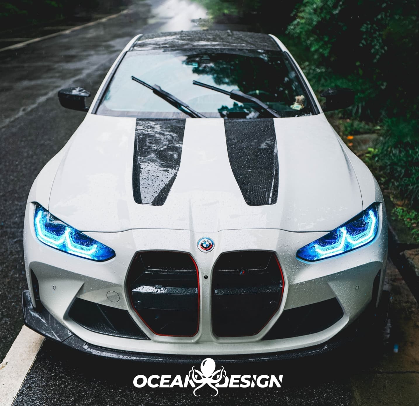 2021–2025 BMW M3 (G80) / M4 (G82) CSL Style Hood Bonnet – Dry Carbon Fiber