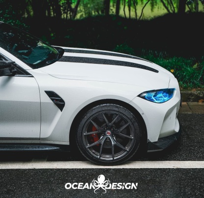 2021–2025 BMW M3 (G80) / M4 (G82) CSL Style Hood Bonnet – Dry Carbon Fiber