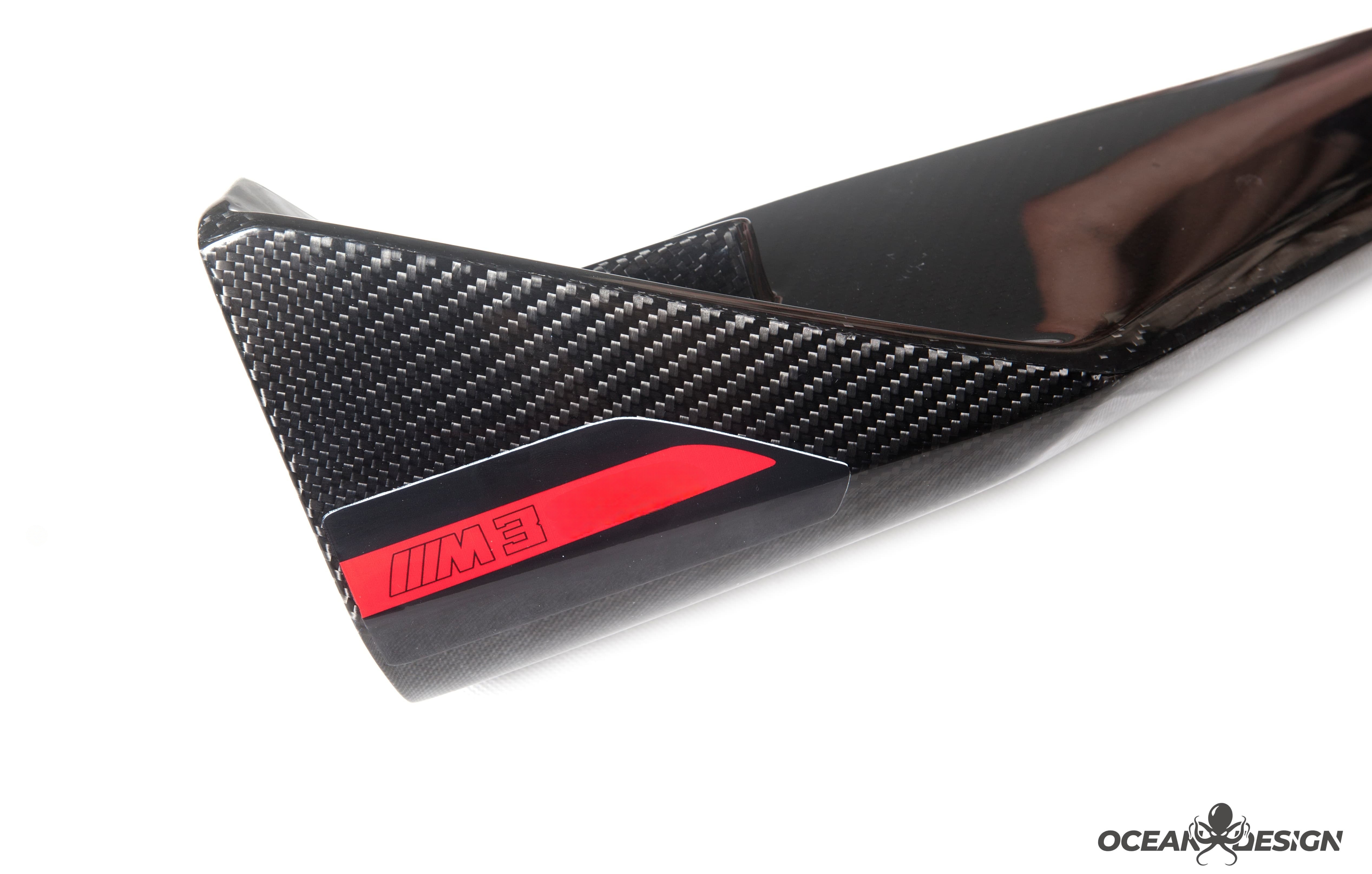 2021–2025 BMW M3 (G80) / M4 (G82) CSL Style Front Lip Splitter– Dry Carbon Fiber