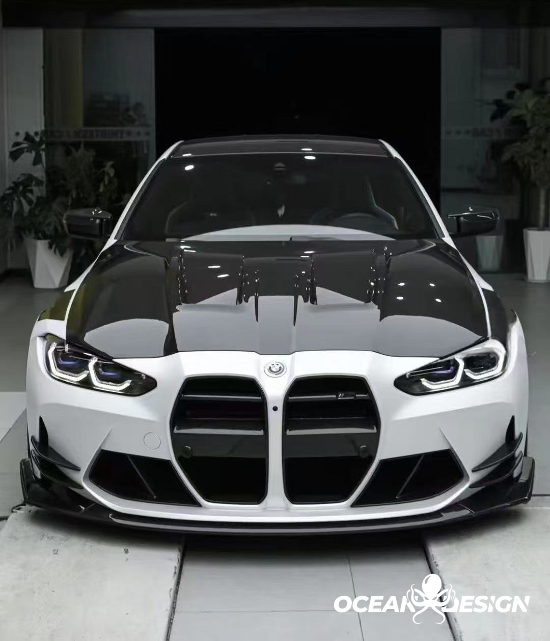 2021–2025 BMW M3 (G80) / M4 (G82) CSL Style Front Lip Splitter– Dry Carbon Fiber