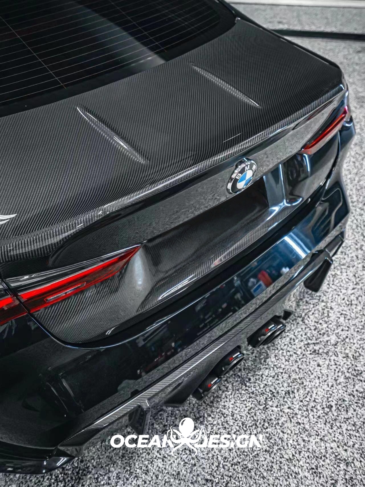 2021–2025 BMW M3 (G80) / M4 (G82) CSL Style Trunk Lid – Dry Carbon Fiber
