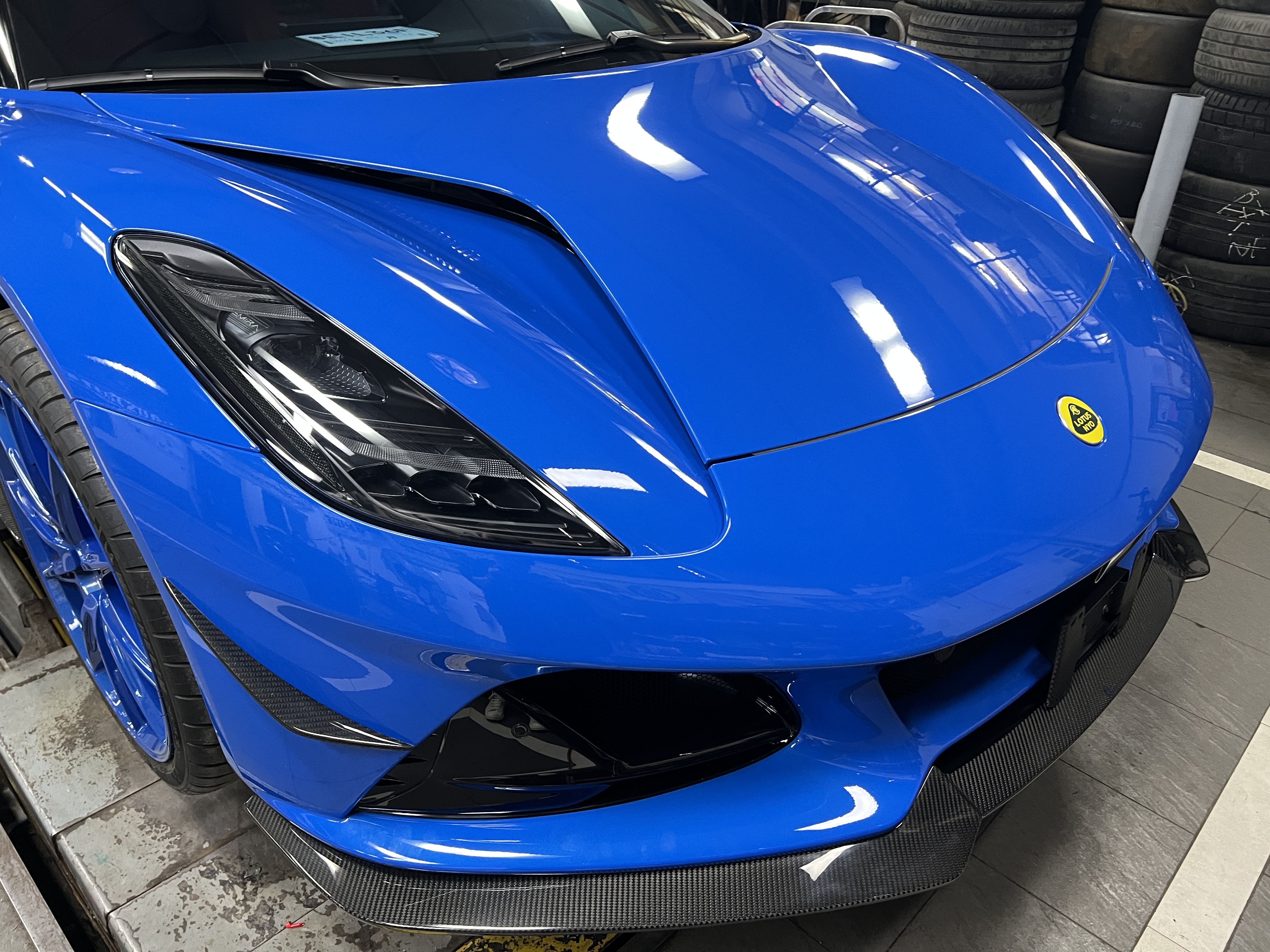 Lotus Emira  2021-2024 Dry Carbon Fiber Splitter Front Lip Ocean Design Original Series